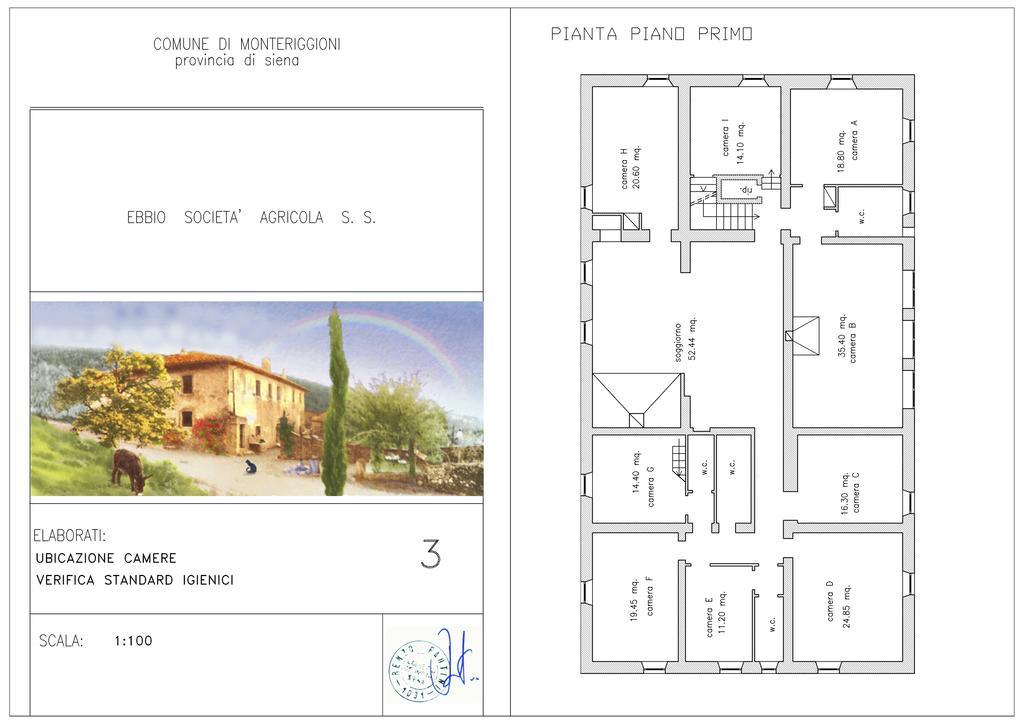Agriturismo Biologico Ebbio Monteriggioni Exterior photo